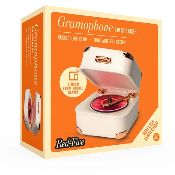 THE SOURCE ΑΣΥΡΜΑΤΟ BLUETOOTH ΗΧΕΙΟ RETRO RECORD PLAYER