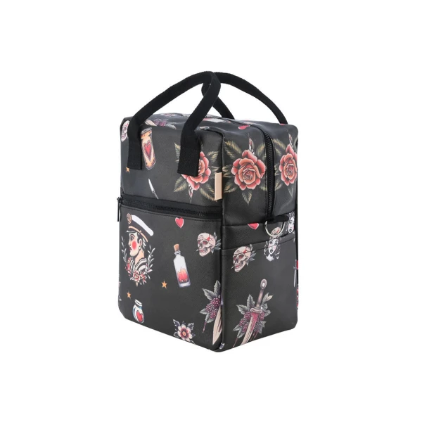 ESTIA HOME ART LUNCH BAG 7L - OLD SCHOOL INK