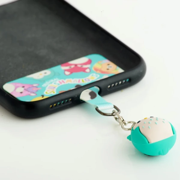 SQUISHMALLOWS UNIVERSAL MOBILE CHARM WITH CONNECTION PAD - WINSTON THE OWL