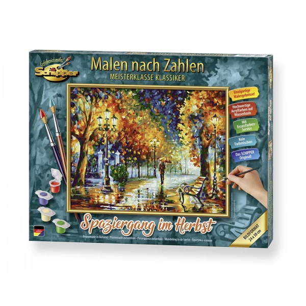 SCHIPPER MNZ ΖΩΓΡΑΦΙΚΗ ΜΕ ΑΡΙΘΜΟΥΣ - PROMENADE IN AUTUMN