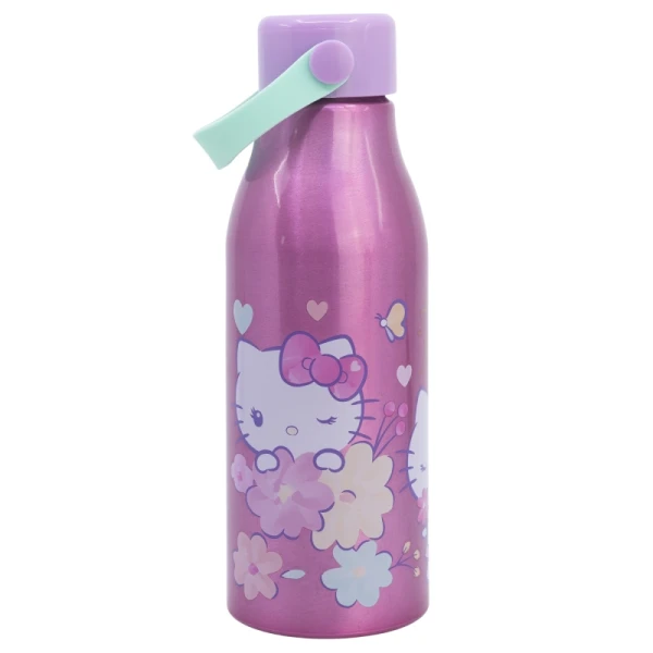 ΠΑΓΟΥΡΙ ΑΛΟΥΜΙΝΙΟΥ ΜΕ FLEXI ΛΑΒΗ 760ml HELLO KITTY