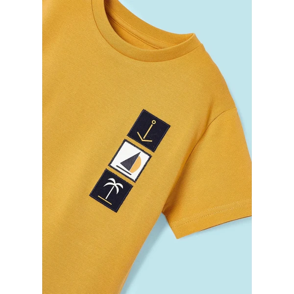 MAYORAL SHORT SLEEVES BLOUSE  OCHRE