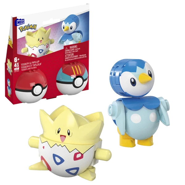 MEGA POKEMON POKEBALL 41 τεμ ΣΕΤ ΤΩΝ 2 - TOGEPI & PIPLUP