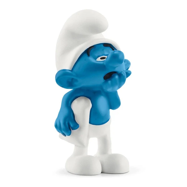SCHLEICH MINIATURE LAZY SMURF