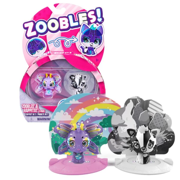ZOOBLES ΖΩΑΚΙΑ ΣΕΤ ΤΩΝ 2