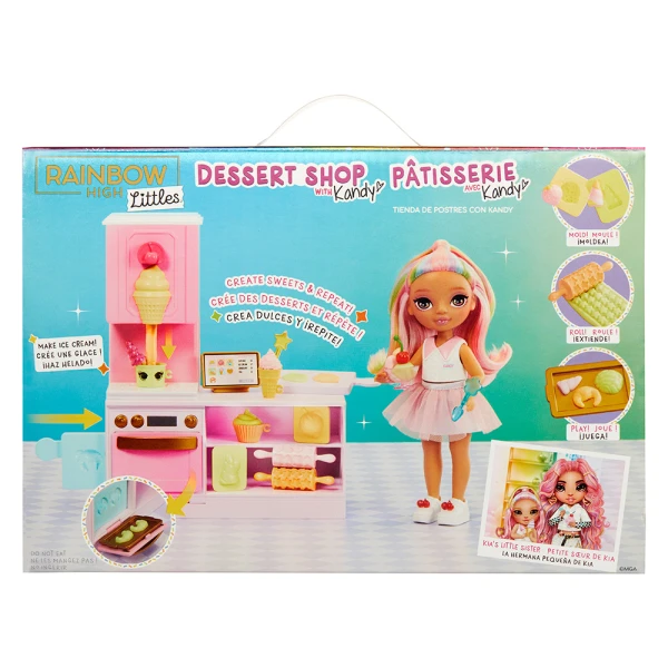 RAINBOW HIGH LITTLE DESSERT SHOP WITH KANDY DOLL