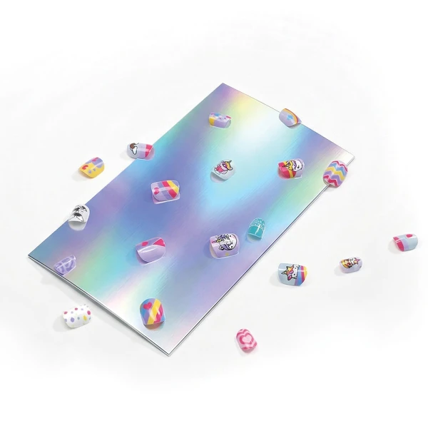 HAPPIHOBBI STICKY NAILS SPARKLE LOVE - 2 DESIGNS