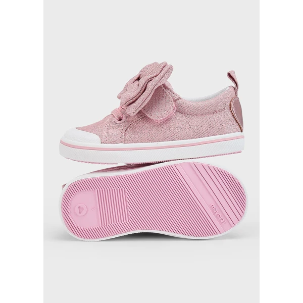 MAYORAL SPORT SHOES FABRIC BOW PINK  