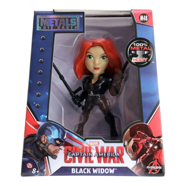 MARVEL BLACK WIDOW METALLIC FIGURE 10 cm.