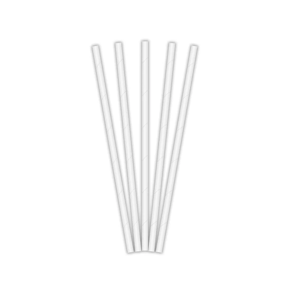REUSABLE PAPER STRAWS 19.5X0.5 cm