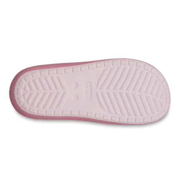 CROCS CLASSIC GLITTER SANDAL V2 K PINK MILK