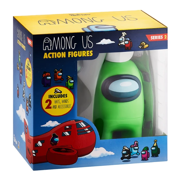 P.M.I. AMONG US ΦΙΓΟΥΡΑ ΔΡΑΣΗΣ 17 εκ. S2 1 PACK AU6502 - 4 ΣΧΕΔΙΑ