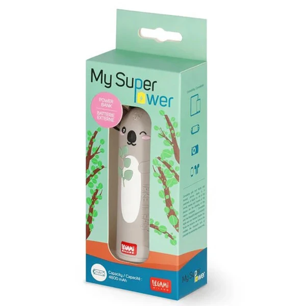 LEGAMI MY SUPER POWER 4800 mAh POWER BANK - ΚΟΑΛΑ