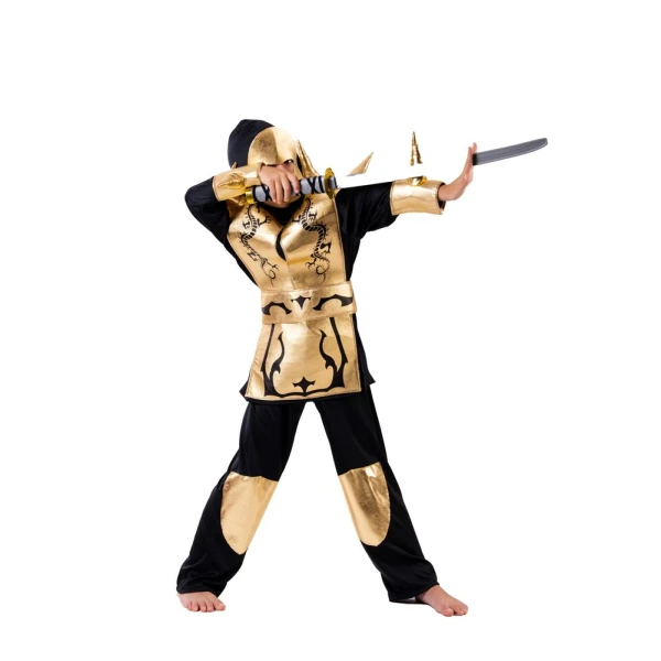 CARNIVAL COSTUME GOLDEN DRAGON NINJA 