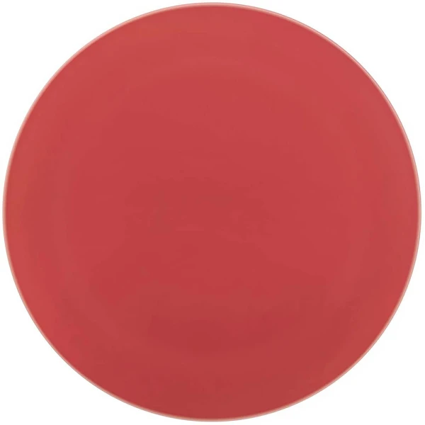 REUSABLE PLATES 25 cm 2 pcs RED