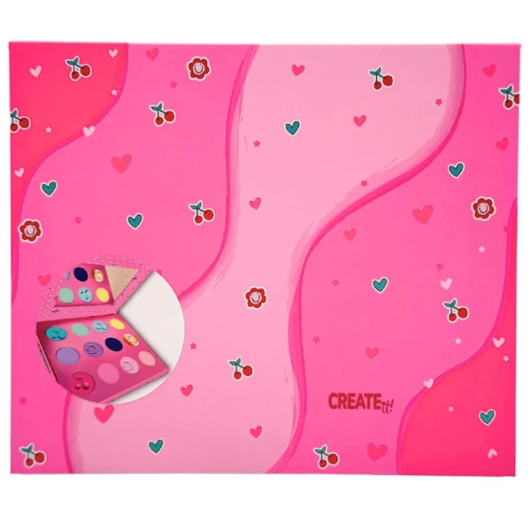 CREATE IT! EYESHADOW PALETTE 12 COLOURS - 2 DESIGNS
