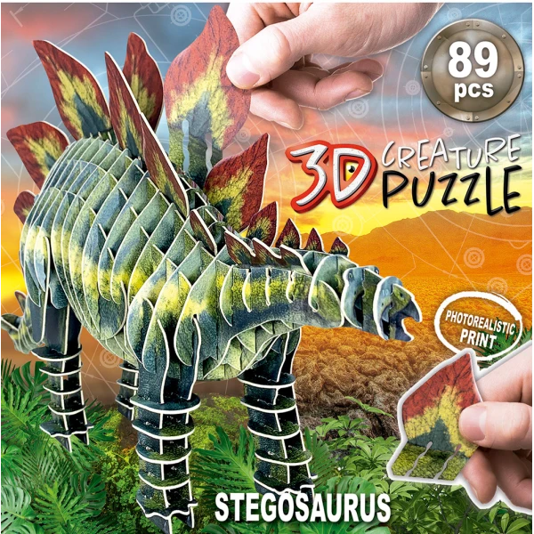 EDUCA 3D ΠΑΖΛ CREATURE 89 τεμ. STEGOSAURUS