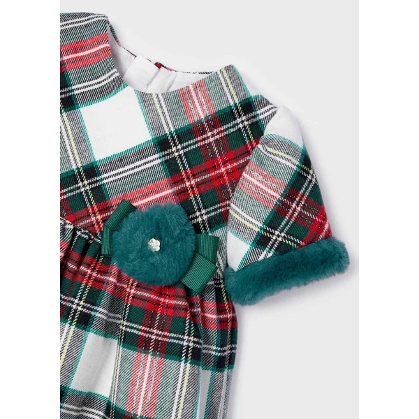 MAYORAL DRESS CHECKED RED