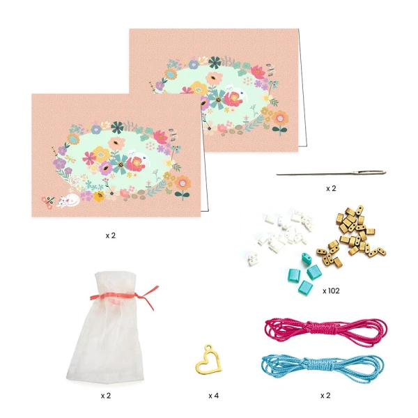 DJECO MAKE YOUR OWN BRACELETS - FLOWERS