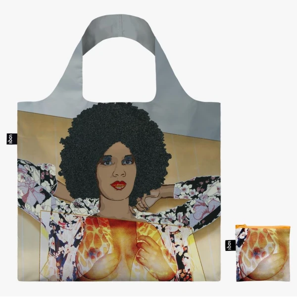 LOQI RECYCLED TOTE BAG - MICKALENE THOMAS PORTRAIT OF MAYA NO. 10