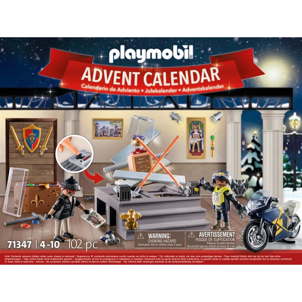 PLAYMOBIL CITY ACTION ΧΡΙΣΤΟΥΓΕΝΝΙΑΤΙΚΟ ΗΜΕΡΟΛΟΓΙΟ - ΛΗΣΤΕΙΑ ΣΤΟ ΜΟΥΣΕΙΟ
