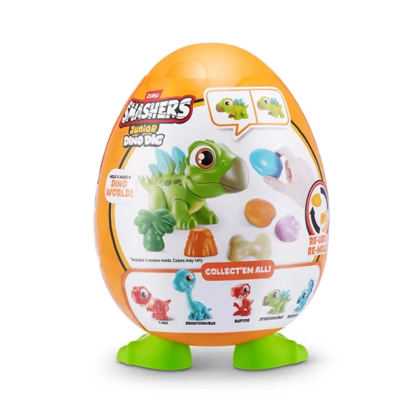 SMASHERS JUNIOR S1 MINIATURE DINO DIG SMALL EGG SURPRISE