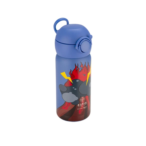 ESTIA HOME ART ΘΕΡΜΟΣ ΠΑΙΔΙΚΟ WONDER BOTTLE 350ml - LAVA SPLASH
