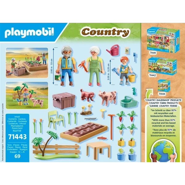 PLAYMOBIL COUNTRY Ο ΛΑΧΑΝΟΚΗΠΟΣ ΤΟΥ ΠΑΠΠΟΥ ΚΑΙ ΤΗΣ ΓΙΑΓΙΑΣ