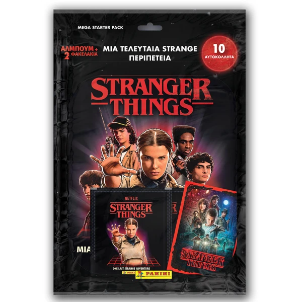 PANINI STRANGER THINGS STARTER PACK ALBUM AND STICKERS