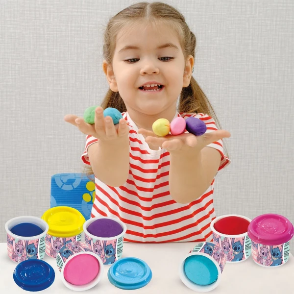 AS SET 10 DOUGH JARS IN BAG STITCH