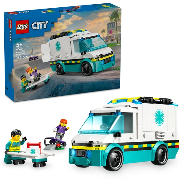 LEGO® CITY ΑΣΘΕΝΟΦΟΡΟ ΈΚΤΑΚΤΗΣ ΑΝΑΓΚΗΣ