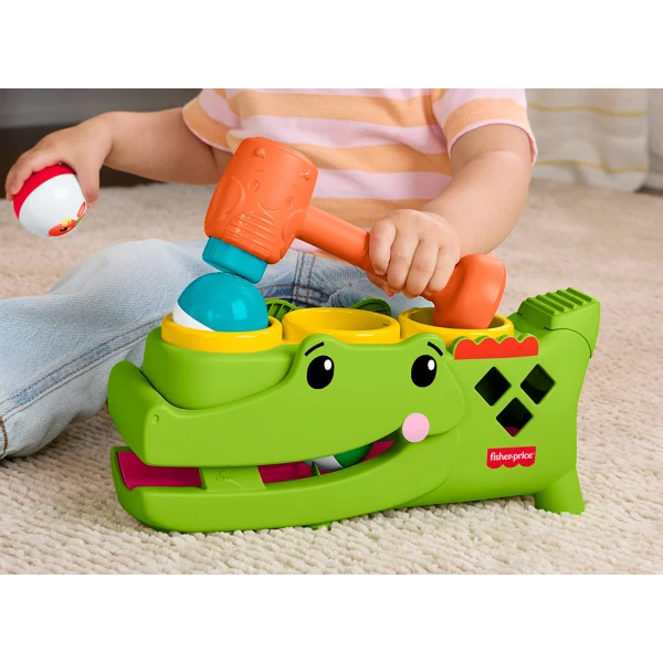 FISHER PRICE ΠΑΙΧΝΙΔΙ ΚΡΟΚΟΔΕΙΛΟΣ ΜΕ ΜΠΑΛΙΤΣΕΣ