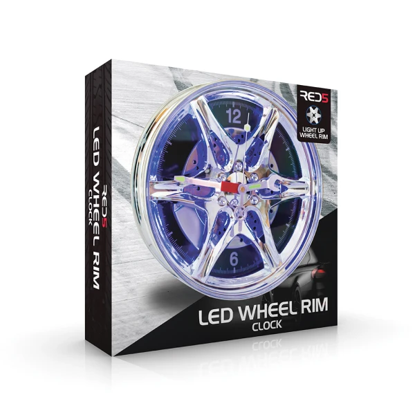 THE SOURCE LED WHEEL RIM CLOCK
