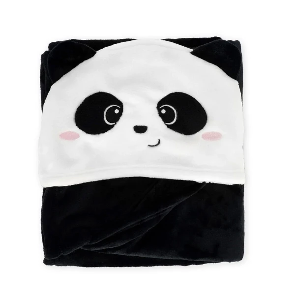 LEGAMI COSY HUGS HOODED BLANKET - PANDA