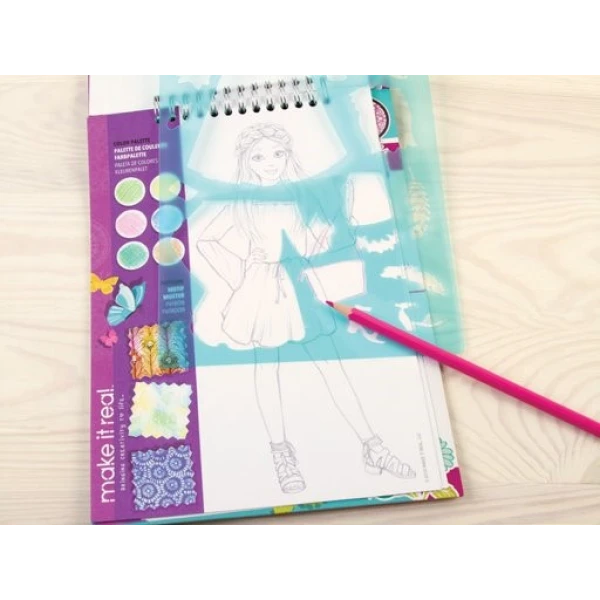 MAKE IT REAL - FASHION DESIGN SKETCHBOOK BLOOMING CREATIVITY