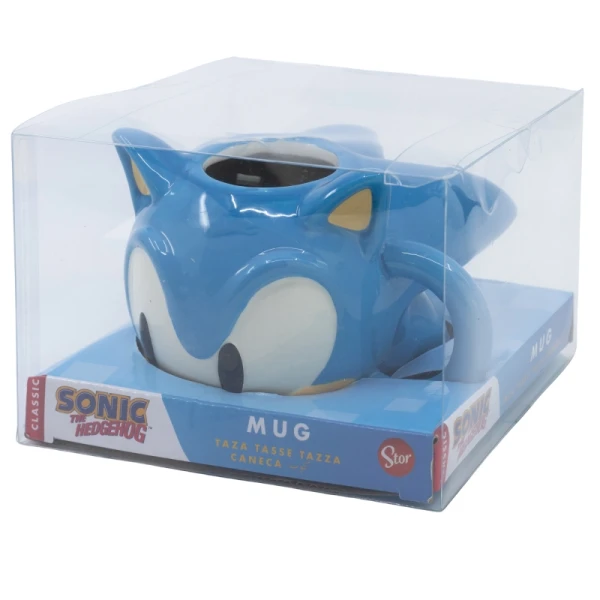 3D ΚΕΡΑΜΙΚΗ ΚΟΥΠΑ 350ml SONIC THE HEDGEHOG - HEAD ΣΕ ΚΟΥΤΙ ΔΩΡΟΥ