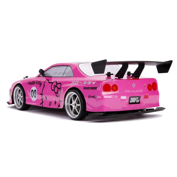 ΤΗΛΕΚΑΤΕΥΘΥΝΟΜΕΝΟ ΑΥΤΟΚΙΝΗΤΟ HELLO KITTY 1:10 2002 DRIFT NISSAN SKYLINE GT-R
