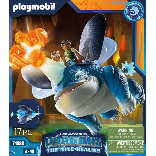 PLAYMOBIL DRAGONS THE NINE REALMS PLOWHORN & D\'ANGELO