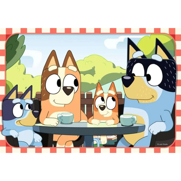 RAVENSBURGER PUZZLE 2X12 pcs BLUEY\'S FAMILY