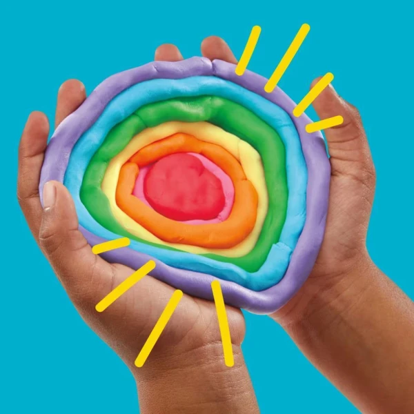 PLAY-DOH ΣΕΤ SUPER RAINBOW FAVORS 50 PACK