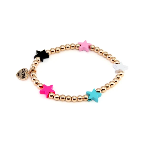 CHARM IT ΕΛΑΣΤΙΚΟ ΒΡΑΧΙΟΛΙ ΜΕ ΧΑΝΤΡΕΣ MULTI STAR
