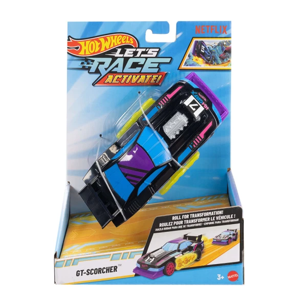 HOT WHEELS ΑΥΤΟΚΙΝΗΤΑΚΙ 1:32 LET\'S RACE ACTIVATE - GT-SCORCHER