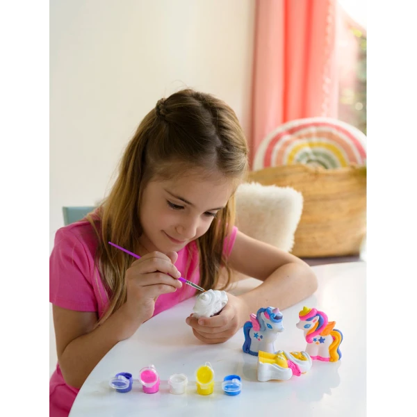 4M CONSTRUCTION 3D UNICORNS WITH GLITTER
