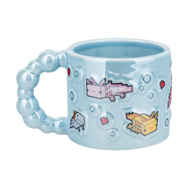 PALADONE 400ml BUBBLE SHAPED MUG MINECRAFT-AXOLOTL