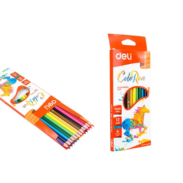DELI COLORUN 12 ΤΡΙΓΩΝΙΚΕΣ ΞΥΛΟΜΠΟΓΙΕΣ