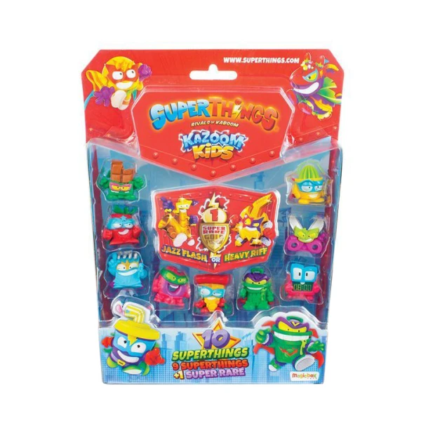 SUPERTHINGS MICRO CREATURES KAZOOM KIDS BLISTER 9+1 FIGURES FOR 3+ YEARS