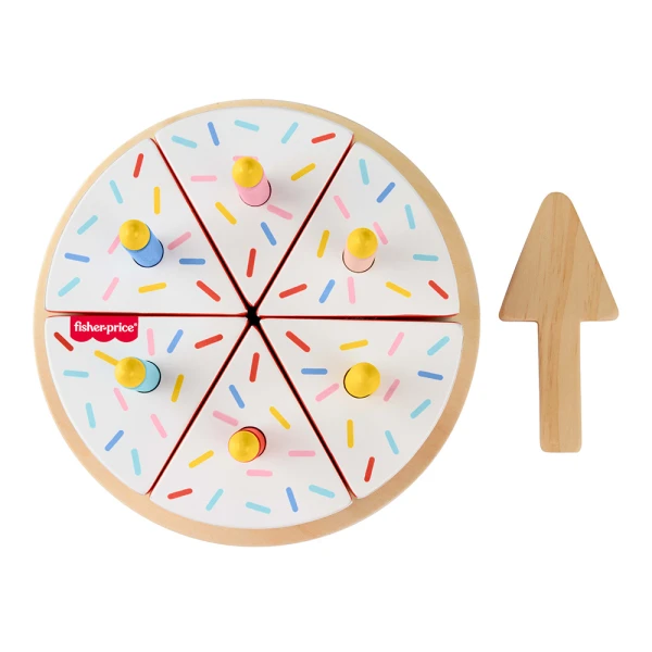 FISHER PRICE WOODEN CAKE