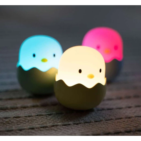 MEGA LIGHT KIDS DECORATIVE WHITE LAMP - BABY EGGY