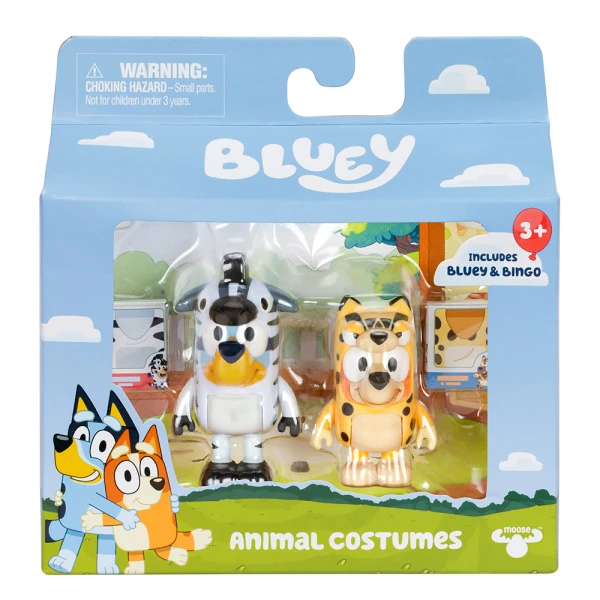 BLUEY SET 2 FIGURES - 3 DESIGNS