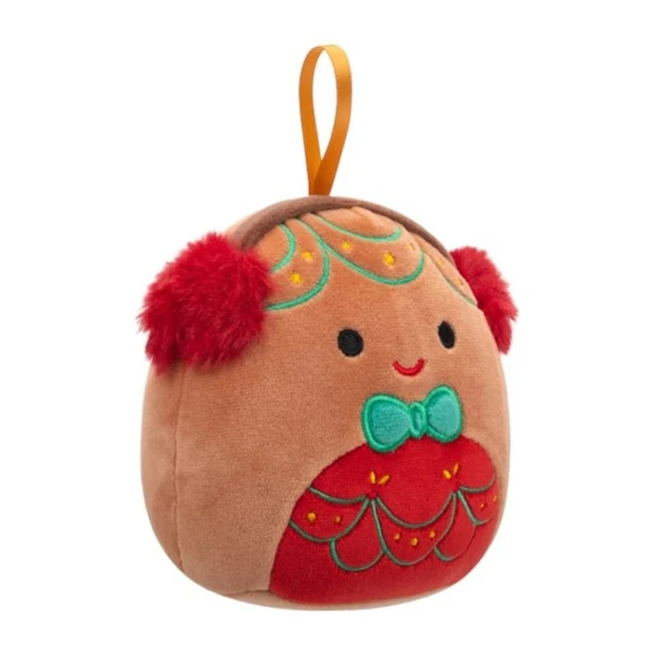 SQUISHMALLOWS XMAS PLUSH ORNAMENT 10 cm - CASH THE GINGERBREAD GIRL